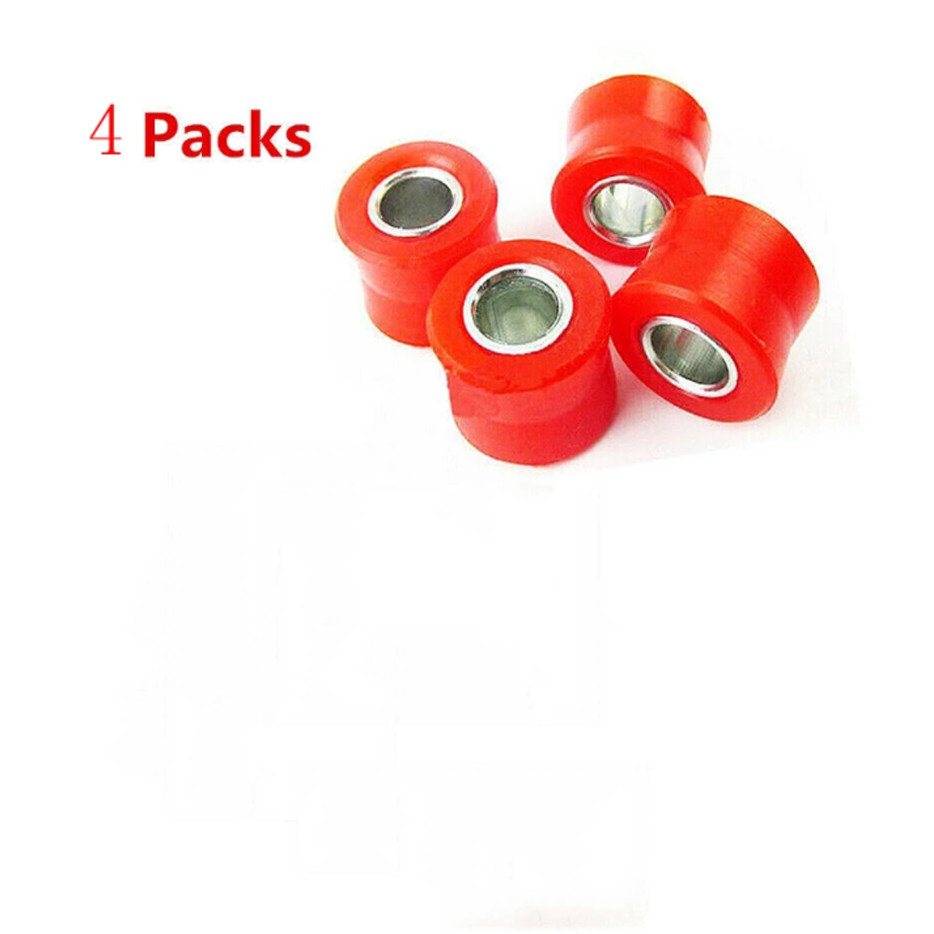 2/4pcs 12mm Motorcycle Rear Shock Absorber Rubber Bush Suspension Universal Black Brand New Shock Ab