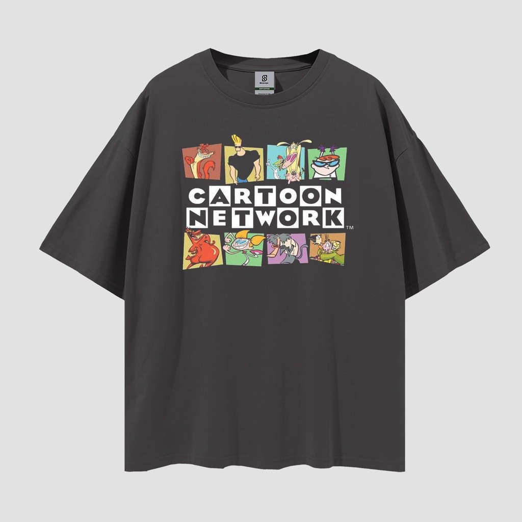 Cartoon Network Logo Vintage T-shirt Style Oversize Tee