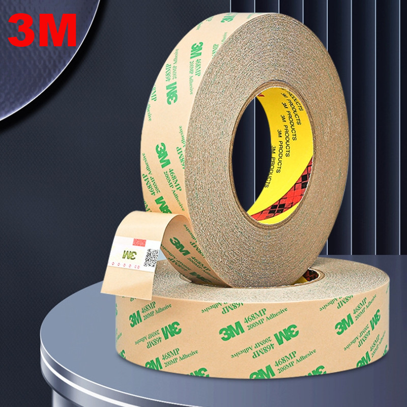 3M 467MP Double-Sided Tape Transparent 0.05mm Thick Tape High Temperature Resistant Nameplate Electr