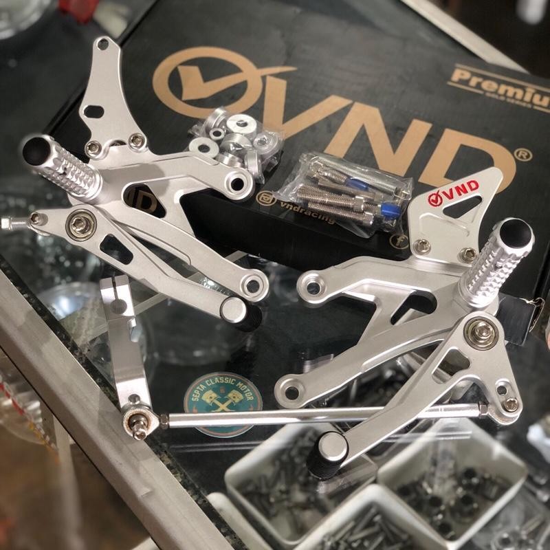 VND Underbone Ninja SS R RR VND AK111 Footstep Depan UB Ninja VND Almunium CNC Plug and Play untuk K