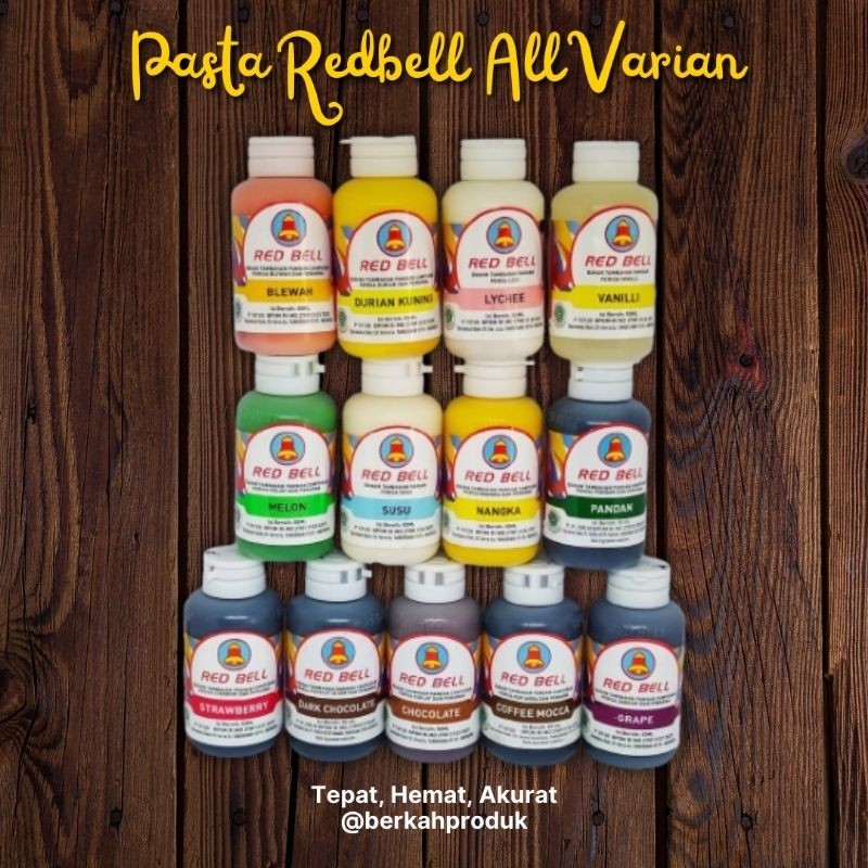 

Pasta Redbell Pasta Perisa Makanan dan Minuman 55 ML