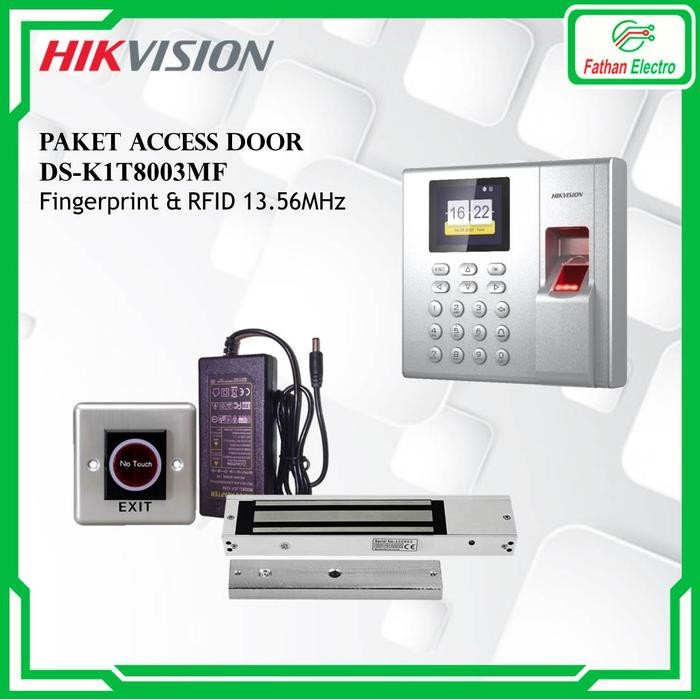 

Paket Access Control Hikvision DS-K1T8003MF Fingerprint Access Door