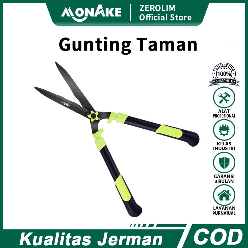 Monake Jerman Gunting Potong Rumput 55Cm-75Cm / Gunting Dahan Alat Pemotong Rumput Ranting Taman