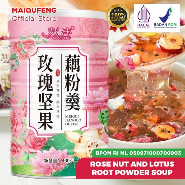 

Oufen Lotus Root Powder MAIQUFENG Original BPOM RI - ROSE COLLAGEN