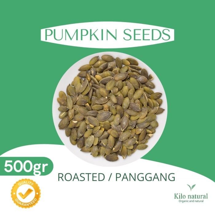 

Biji Labu Panggang 500gr / Roasted Pumpkin Seeds 500gr