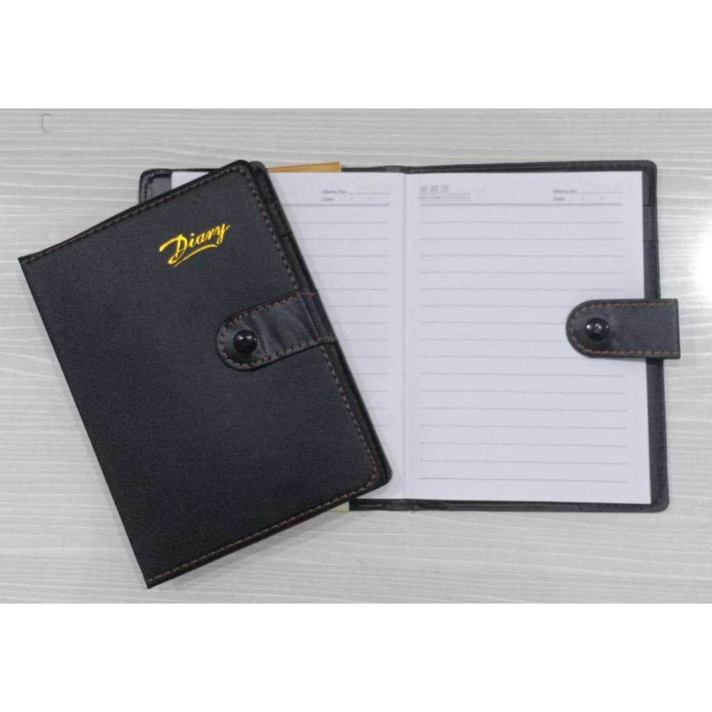 

*KA* BUKU KERJA / AGENDA KANCING / NOTEBOOK KULIT KANCING ukuran 13 x 18 cm NEW