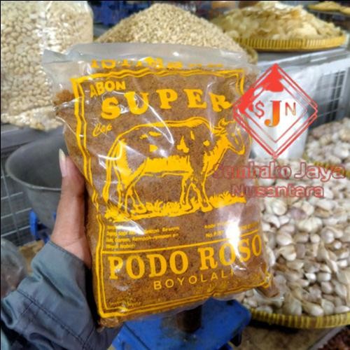 

Abon Daging Sapi Cap Podo Roso 1kg Asli Boyolali /Abon Podo Roso Murah