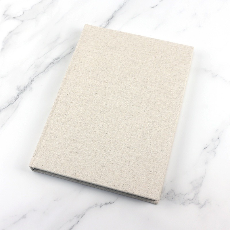 

custom.Custom Linen Fabric Hardcover Notebooks A5 Journal Organiser Daily Planner Book Printing