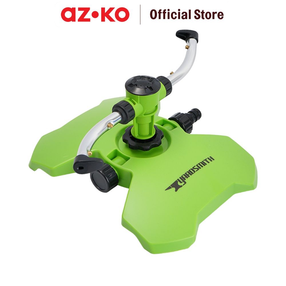 AZKO Yardsmith Penyiram Kebun Whirling Sprinkler Plastik Base - Hijau Alat Penyemprot Tumbuhan Spray