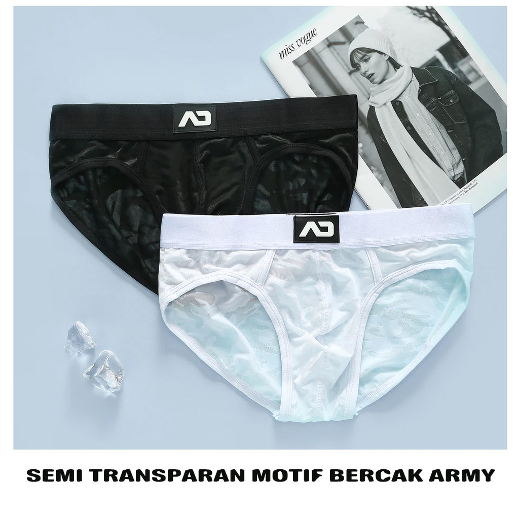 ORLVS Celana Dalam Pria Brief AD Transparan