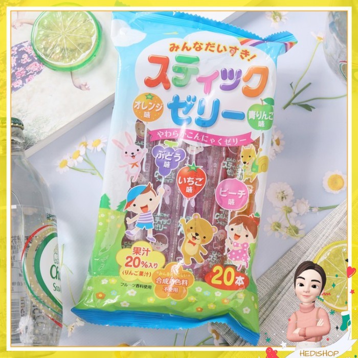 

Ribon Minna Daisuki Stick Jelly Snack Jelly Jepang