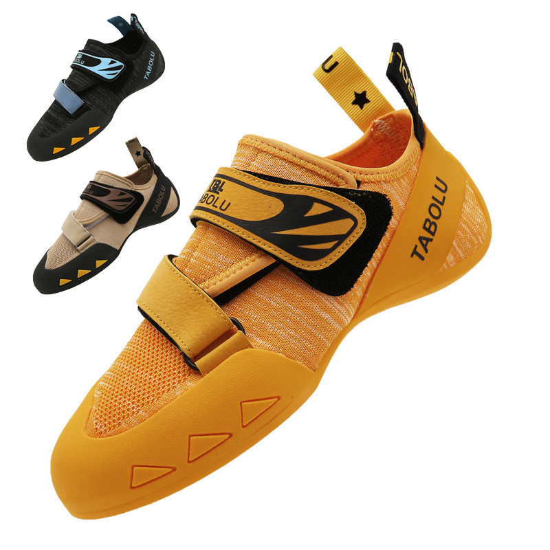 sepatu naik gunung Professional Rock-Climbing Shoes Men Women Indoor Outdoor Climbing Shoes Beginner