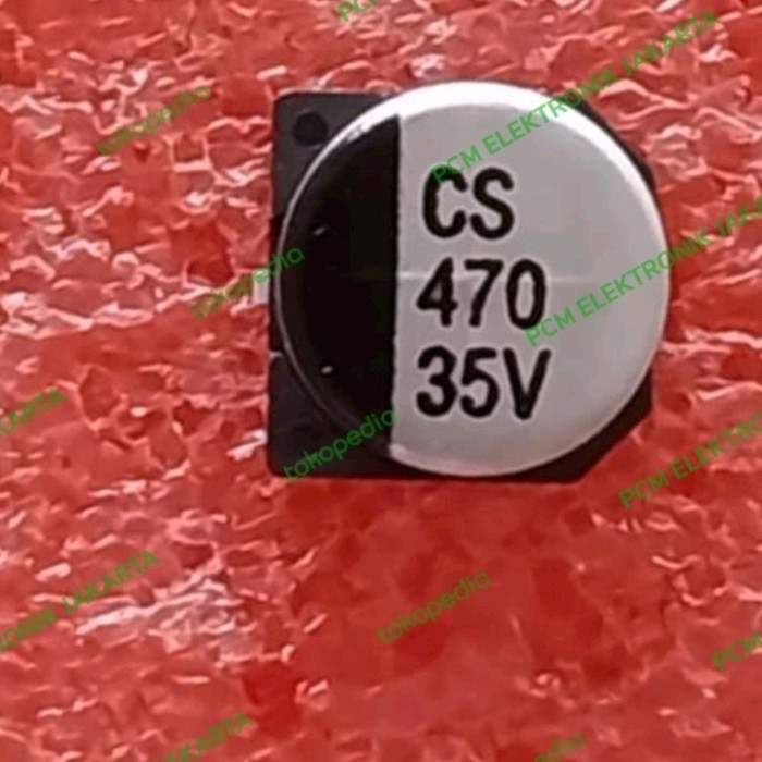 SB99 elco elko smd tempel mini 470uf 470 uf 35v 35volt 35 volt panasonic