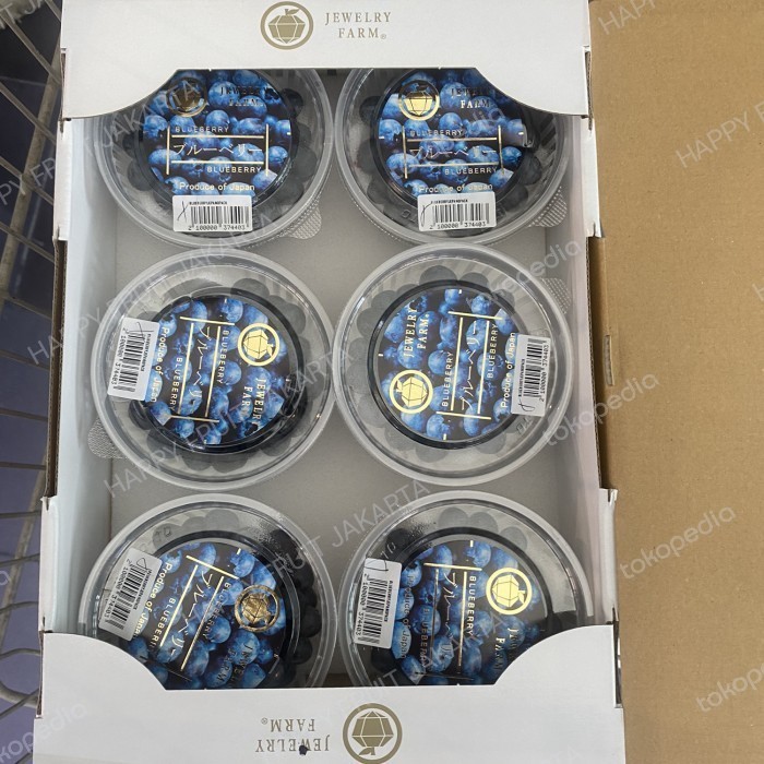 

Blueberry jepang fresh | Buah Blueberries jepang original Box isi 6