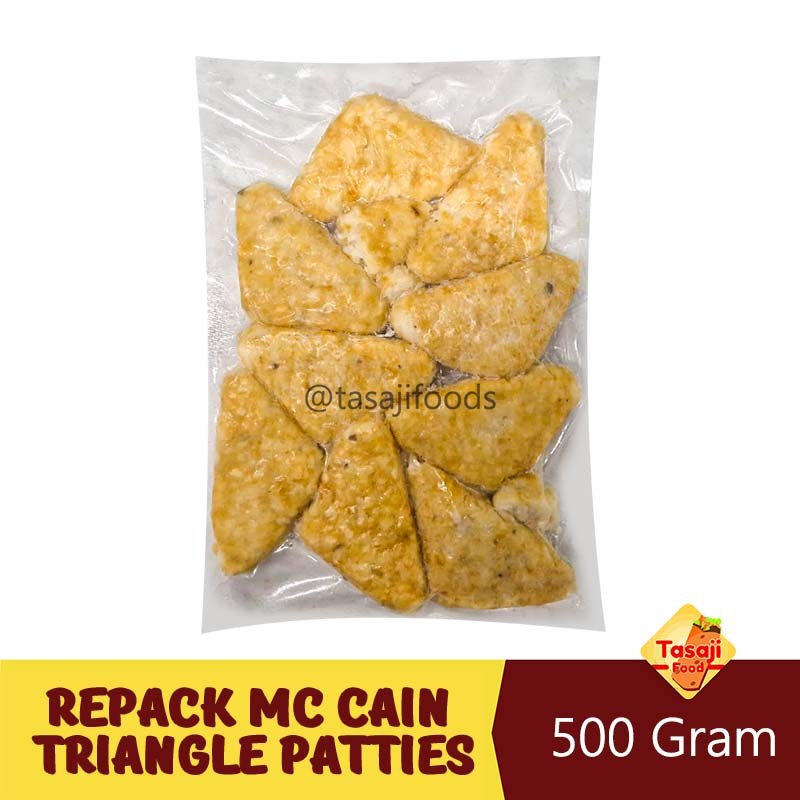 

Repack Mc Cain Triangle Patties Potatoes 500gr Kentang Goreng Beku