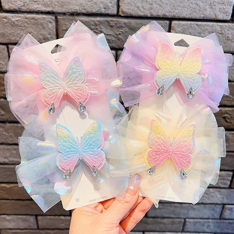 JEPITAN PITA RAMBUT ANAK MOTIF KUPU KUPU AKSESORIS RAMBUT ANAK CEWEK