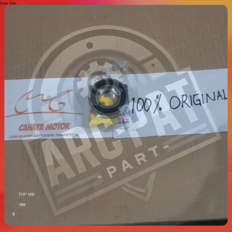 ARC_PART BEARING LAHER UKURAN 60/22 MERK ASPIRA 100% ORIGINAL