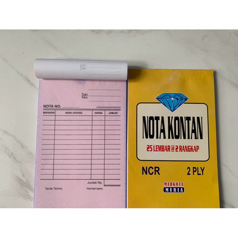 

NOTA 2 PLY, NOTA NCR, NOTA KECIL