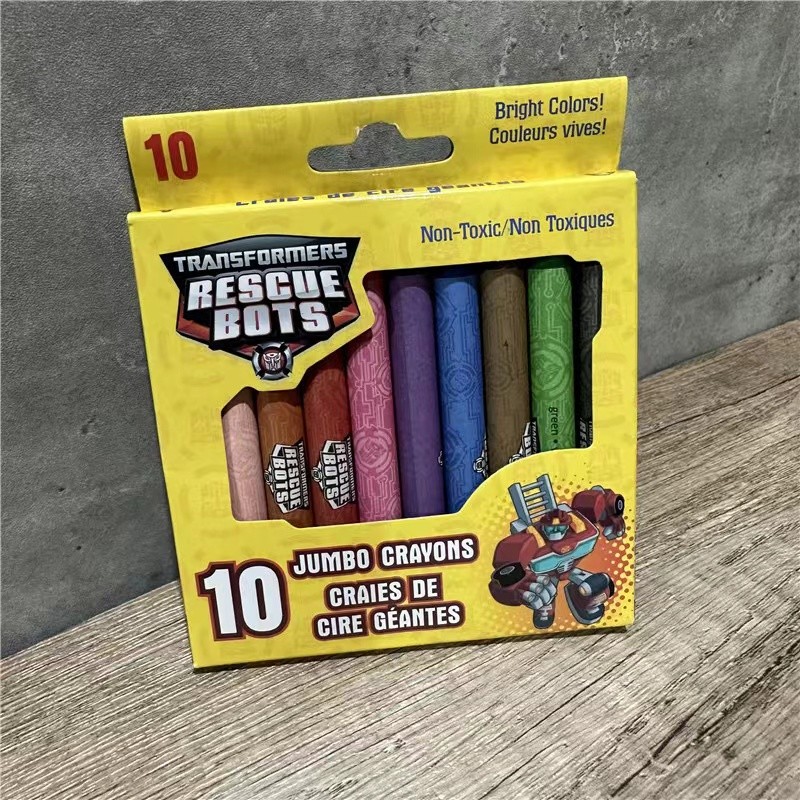 

10 Color Crayon Children's Painting DIY Pen Kindergarten Student Coloring Pen Oil Painting Stick Oil Based Pen