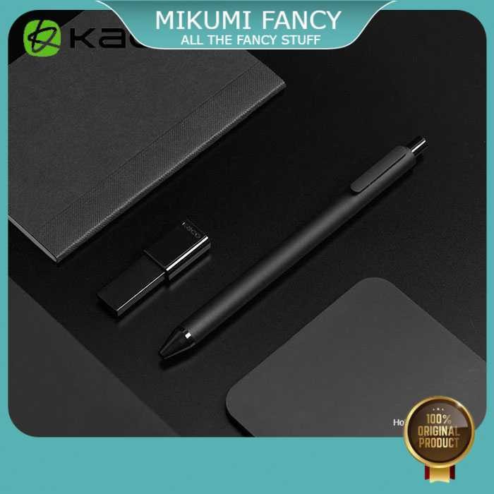 

FANCY Kaco PURE Pena Pulpen Bolpoin Gel Black Ink 0.5mm 10 PCS - K1015