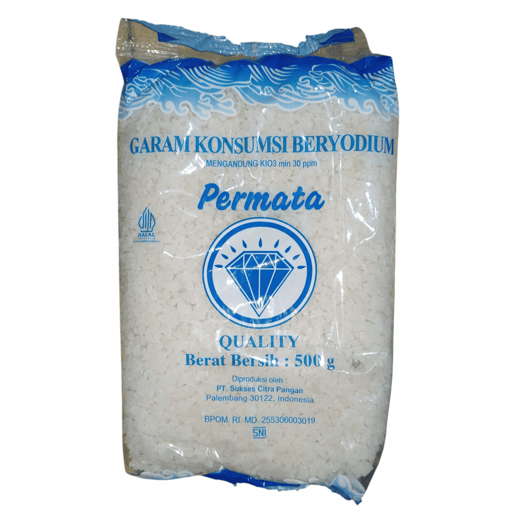 

[Garam] Permata - Garam Kasar | Kemasan 500gr