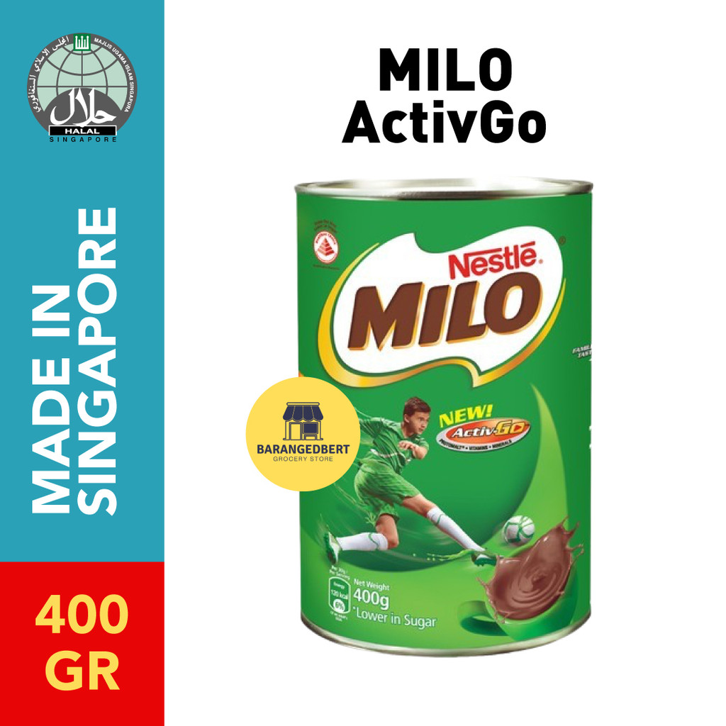 

MILO 400gr / 3IN1 Susu Bubuk Kaleng SGP / Singapore [HALAL]