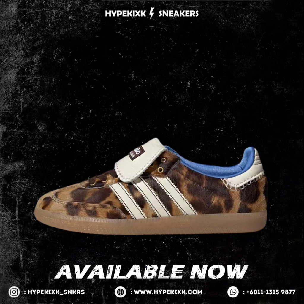 HYPEKIXK UA  adidas Samba Pony Wales Bonner Leopard IE0578 Sneakers Shoes