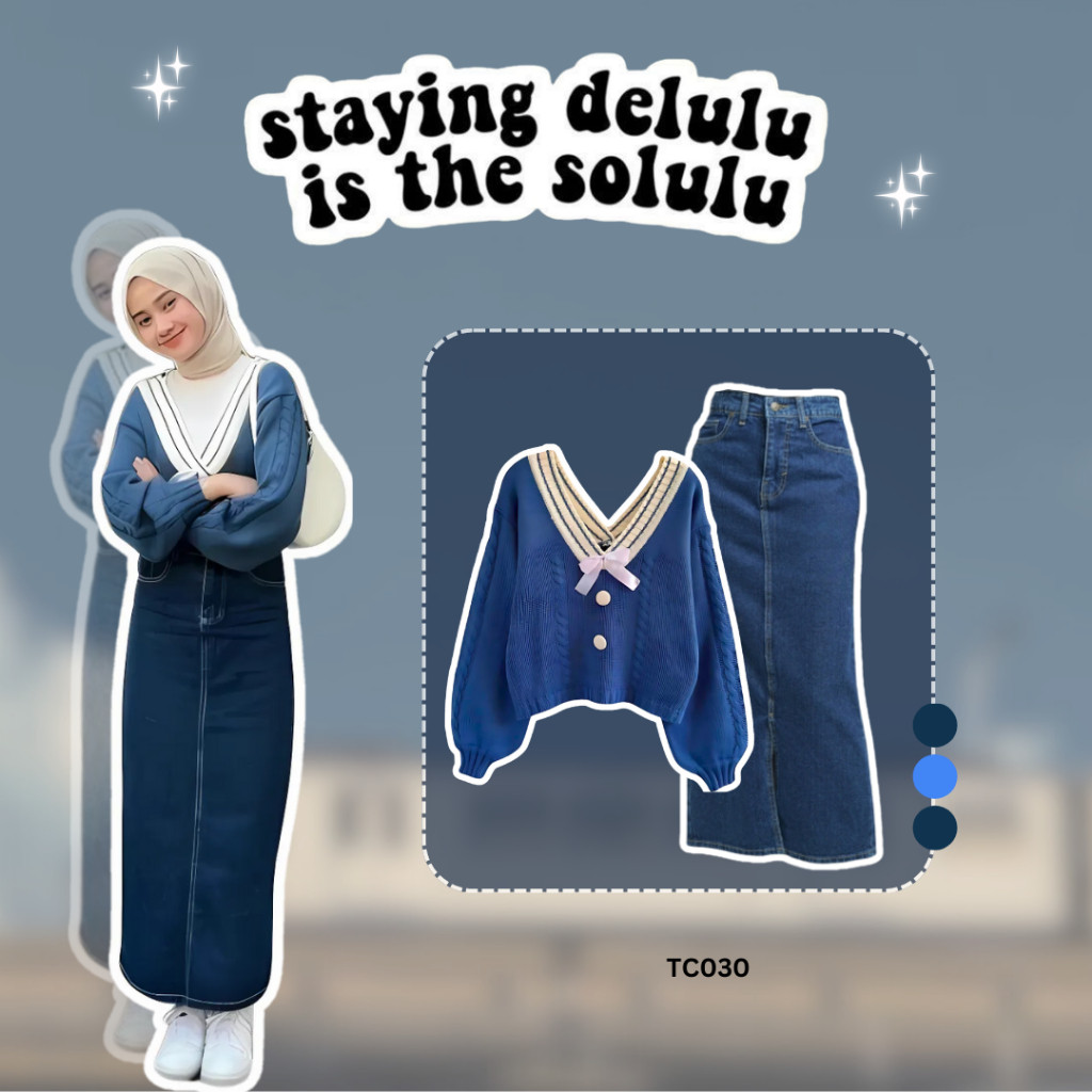 One set Santai Tapi Keren OOTD Hari Ini Gaya Casual yang Tetap Memukau setelan  Wanita Kekinian Kore