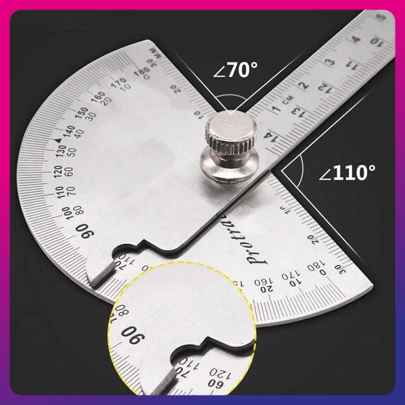 

Protractor Penggaris Busur Derajat Measuring 14.5cm 180 Degree - PR180