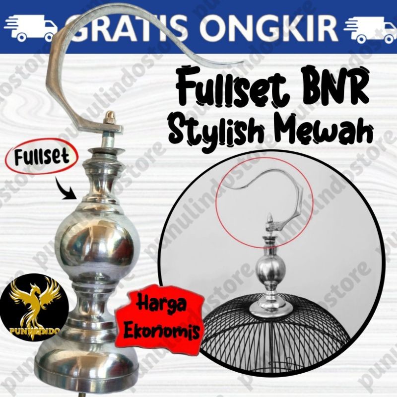 Gantungan Sangkar Lovebird Fullset BNR Pion Polos