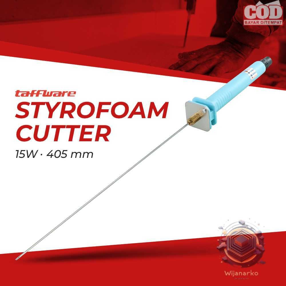 

Taffware Pemotong Busa Polystyrene Styrofoam Cutter 15W 405mm - CT25