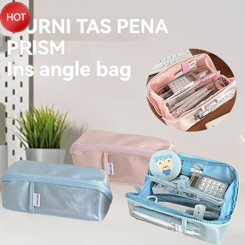 

【CASH ON DELIVERY】 Korea style big pencil box organizer bag kotak pensil kawaii besar muat banyak pensil case premium tempat pensil kapasitas besar