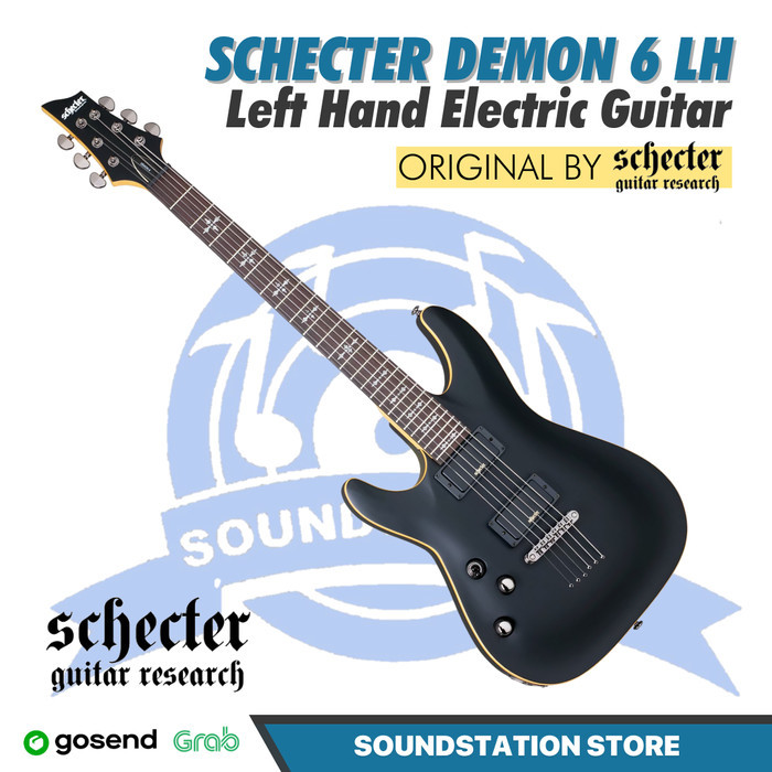 Schecter Demon 6 LH Left Handed Electric Guitar | Gitar Elektrik Kidal