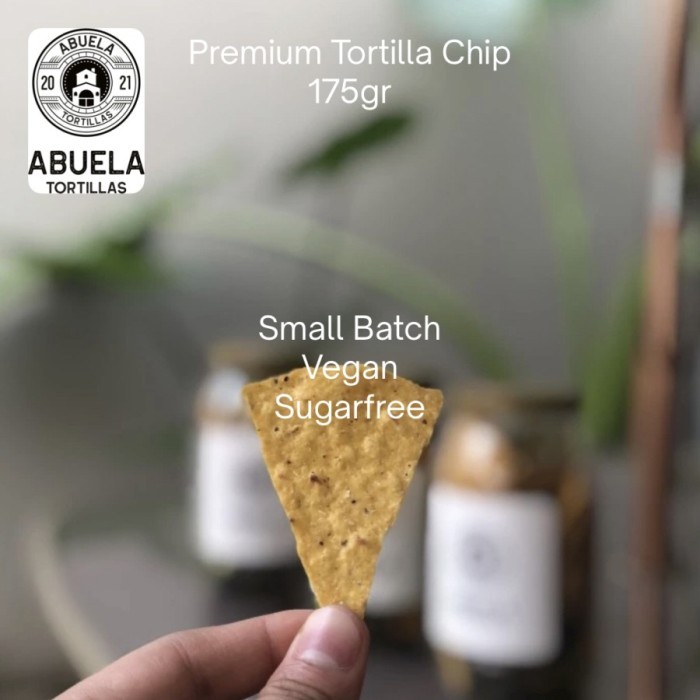

Tortilla Chips Vegan Glutenfree Nachos - Abuela Tortillas - Pouch 220gr - Original