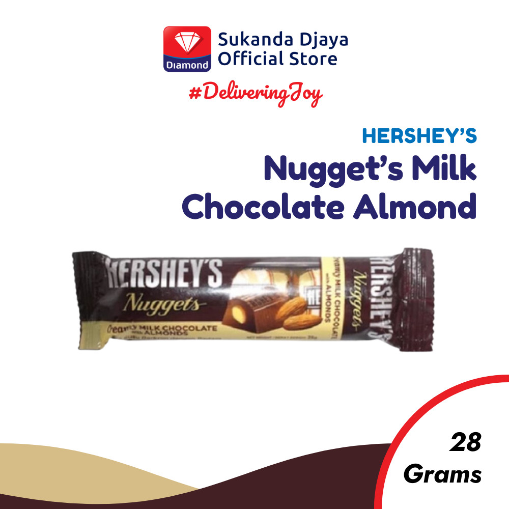 

Hershey's Nuggets Milk Chocolate Almond 28 GR