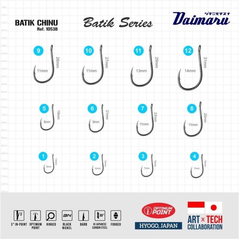 KAIL DAIMARU BATIK CHINU TYPE 1053B UKURAN BESAR