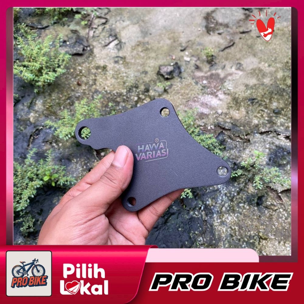 Braket Kaliper Satria 2 Tak Hiu Lumba Disc Cakram Depan 300mm Breket Kaliper Satria 2Tak 300mm