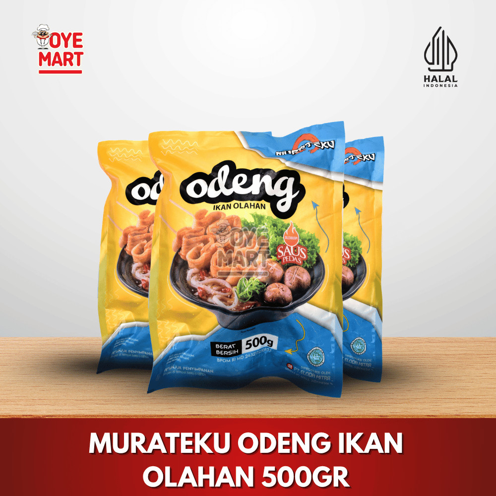 

MURATEKU ODENG IKAN OLAHAN 500GR/EOMUK/KOREAN FISH CAKE/ODEN