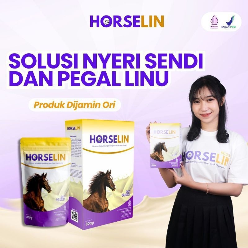 

NEW Horselin Susu Kuda Sumbawa 1 Box 200gr Untuk Nyeri Sendi