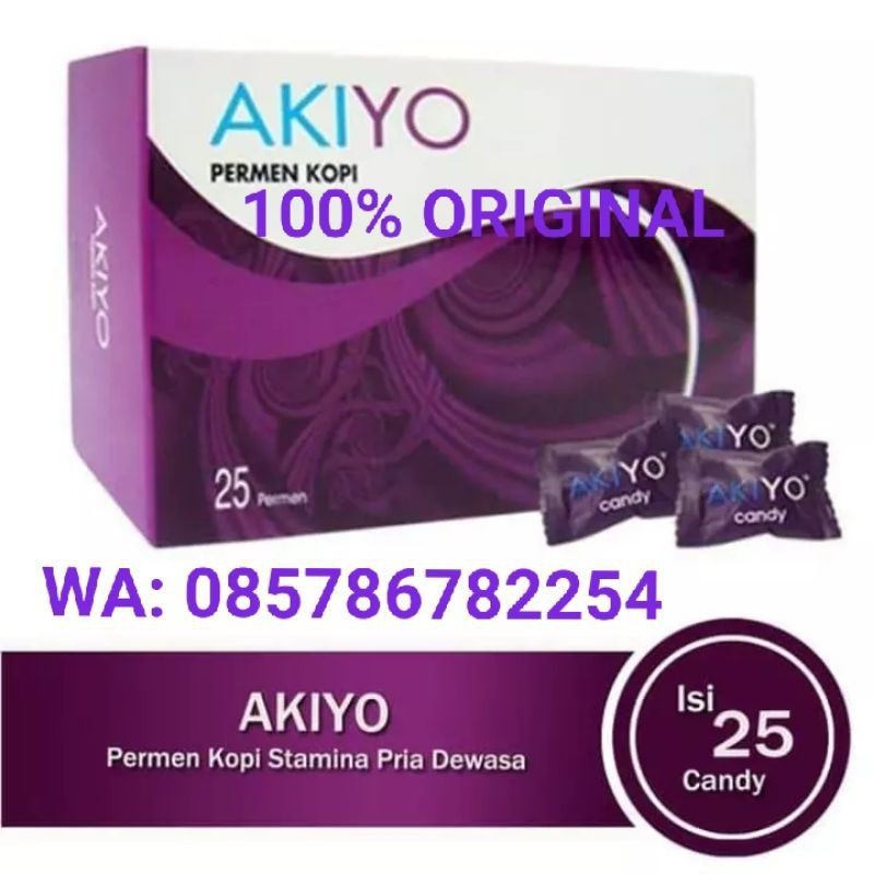 SUPER AMPUH TOP CER...!!! Permen_Akiyo_Candy_Original_Distributor_Resmi_1_Box_25_Biji_BPOM :