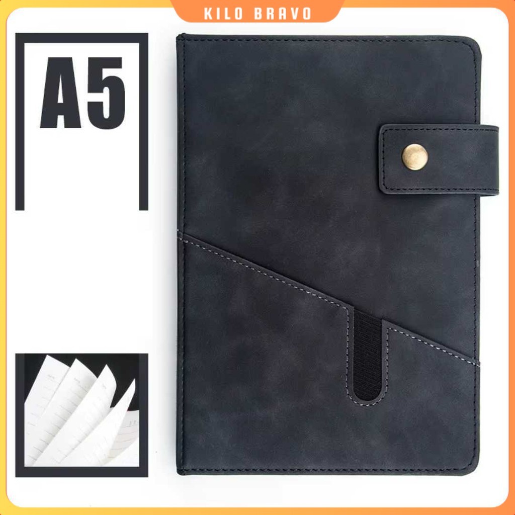 

Toddi Buku Jurnal Hardcover Notebook Diary 80 GSM 200 Halaman A5 - TD157