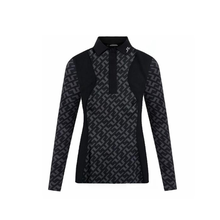 Ready Baju Golf Wanita Jlindeberg/LS JL Polo shirt golf woman long sleeve - S