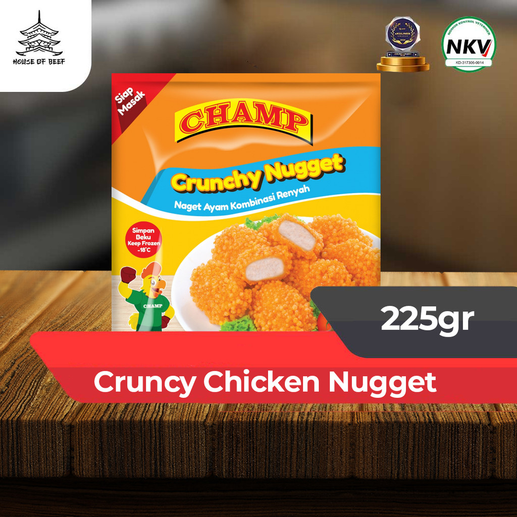 

Champ Crunchy Nugget 225 Gr