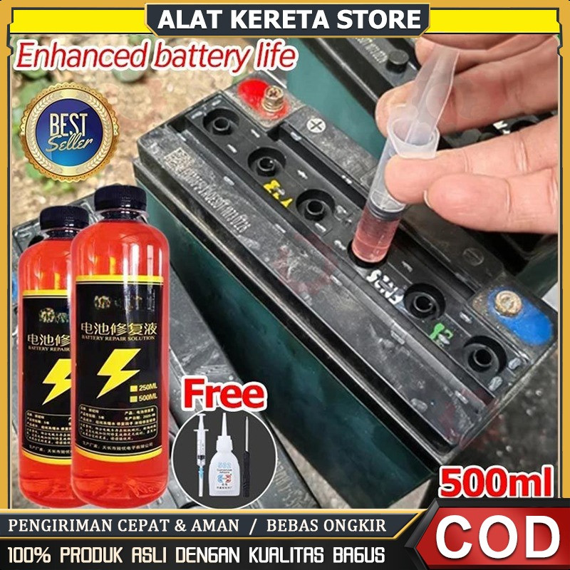 (Berikan alat) solusi perbaikan baterai cairan baterai solusi air elektrolit air untuk aki kendaraan