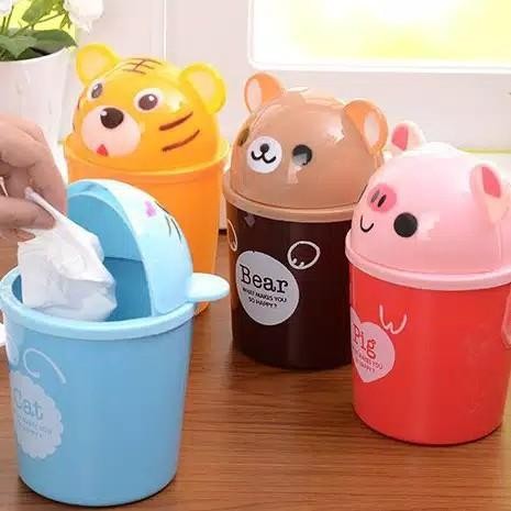 【VANILL_S】BISA COD Tempat Sampah Mini karakter CALISTA / Tempat Sampah Mini Unik kotak sampah mini k