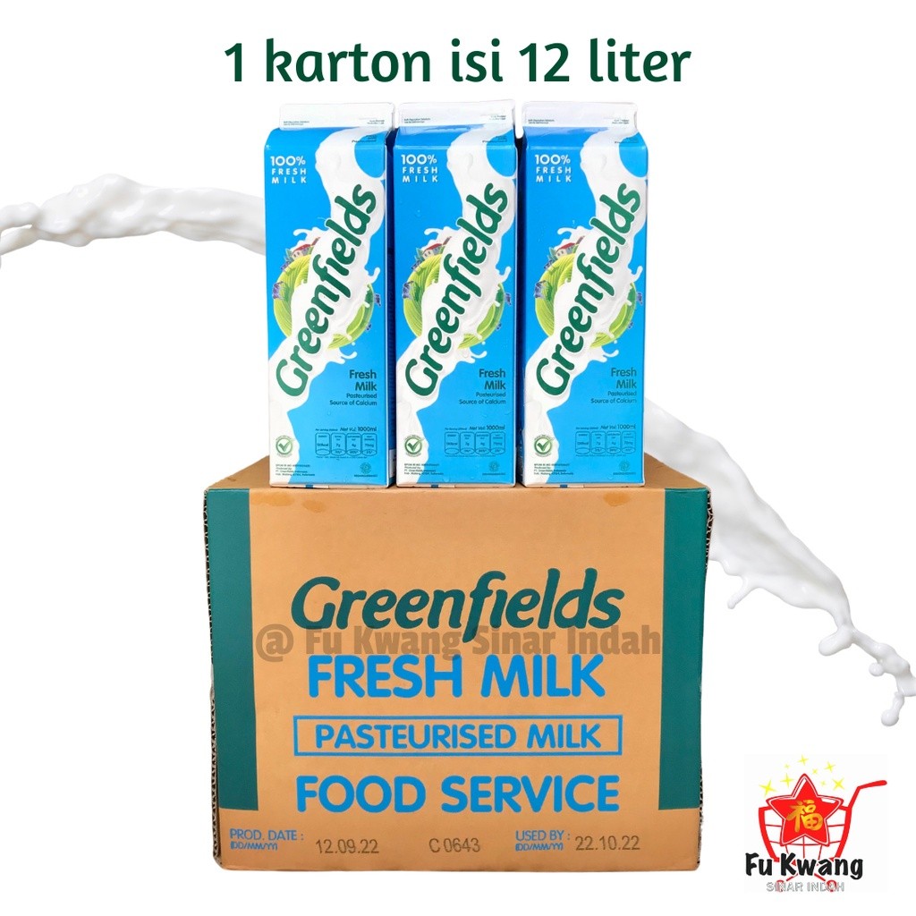 

Greenfields Greenfield Fresh Milk Susu Segar Green Fields 1 Karton