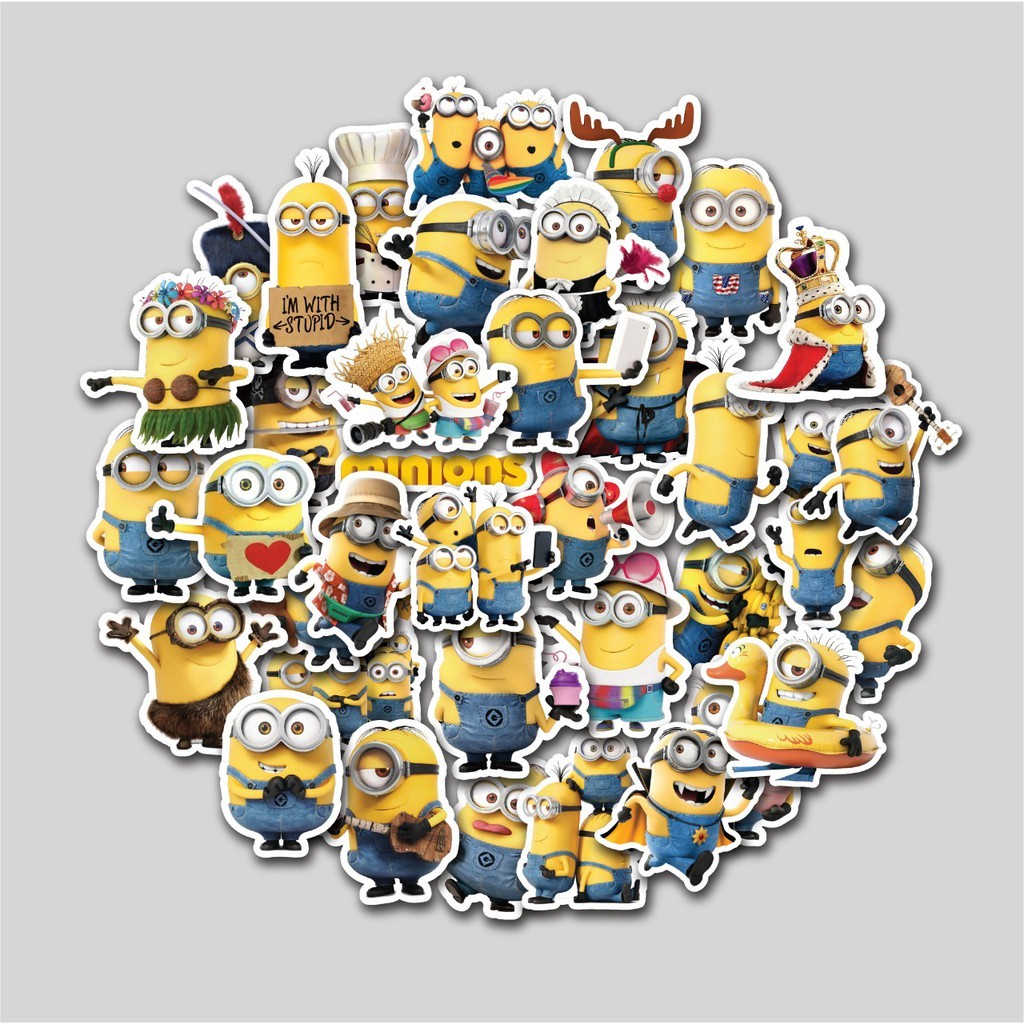

STICKER PACK MINION DESPICABLE ME | STICKER TUMBLR | STIKER LAPTOP KOPER HELM