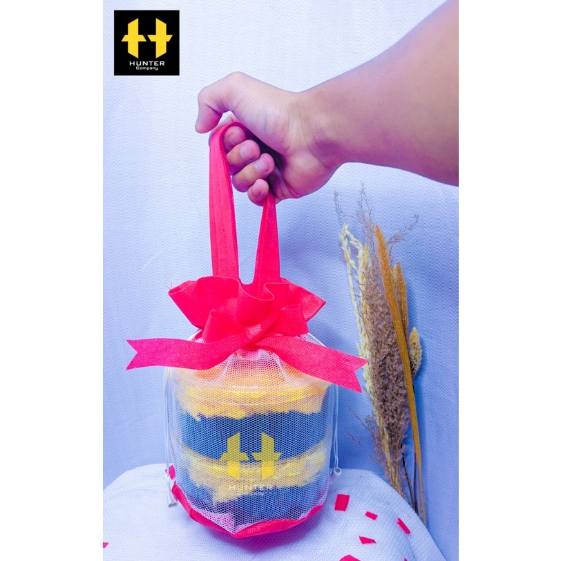 Tas Toples kue kering 500gr 2 Susun/Tas Hampers Lebaran/Tas Toples Kombinasi/Tas Kue Kering/Tas Topl