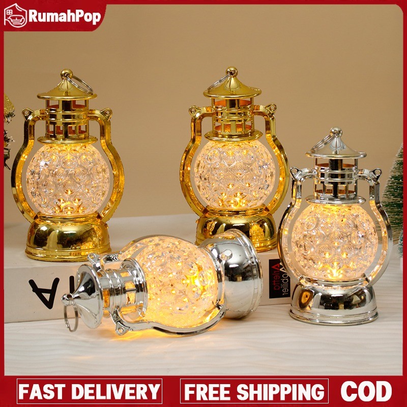 Lampu Lilin LED Ramadhan/Lentera Lampu Led Hiasan/Lampu Lilin Gantung Dekorasi Eid Mubarak Lentera L