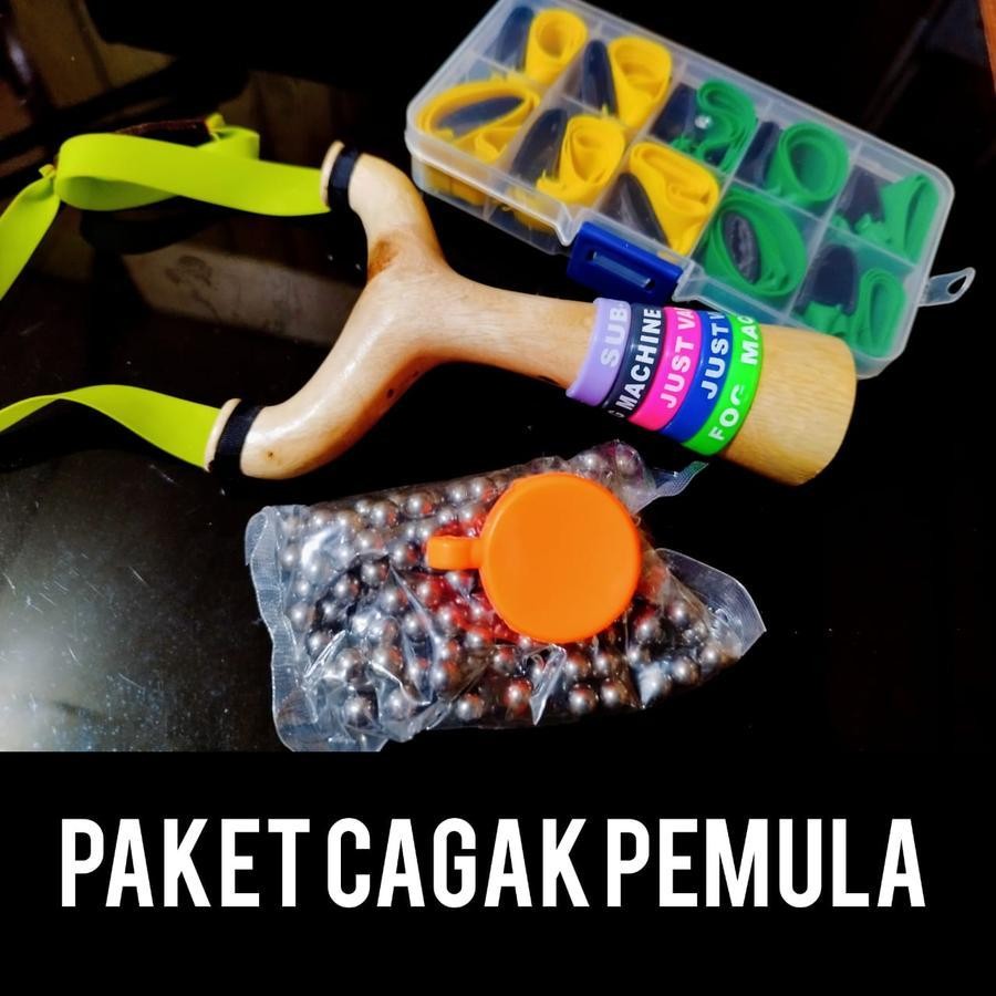 Ketapel kayu hunting slingshot : CAGAK PEMULA LENGKAP